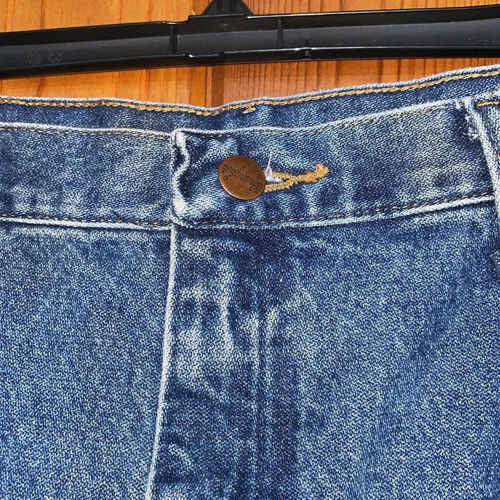 Men’s wrangler blue jean pants size 38x30 western outdoor wrangler jean pants - Picture 2 of 5